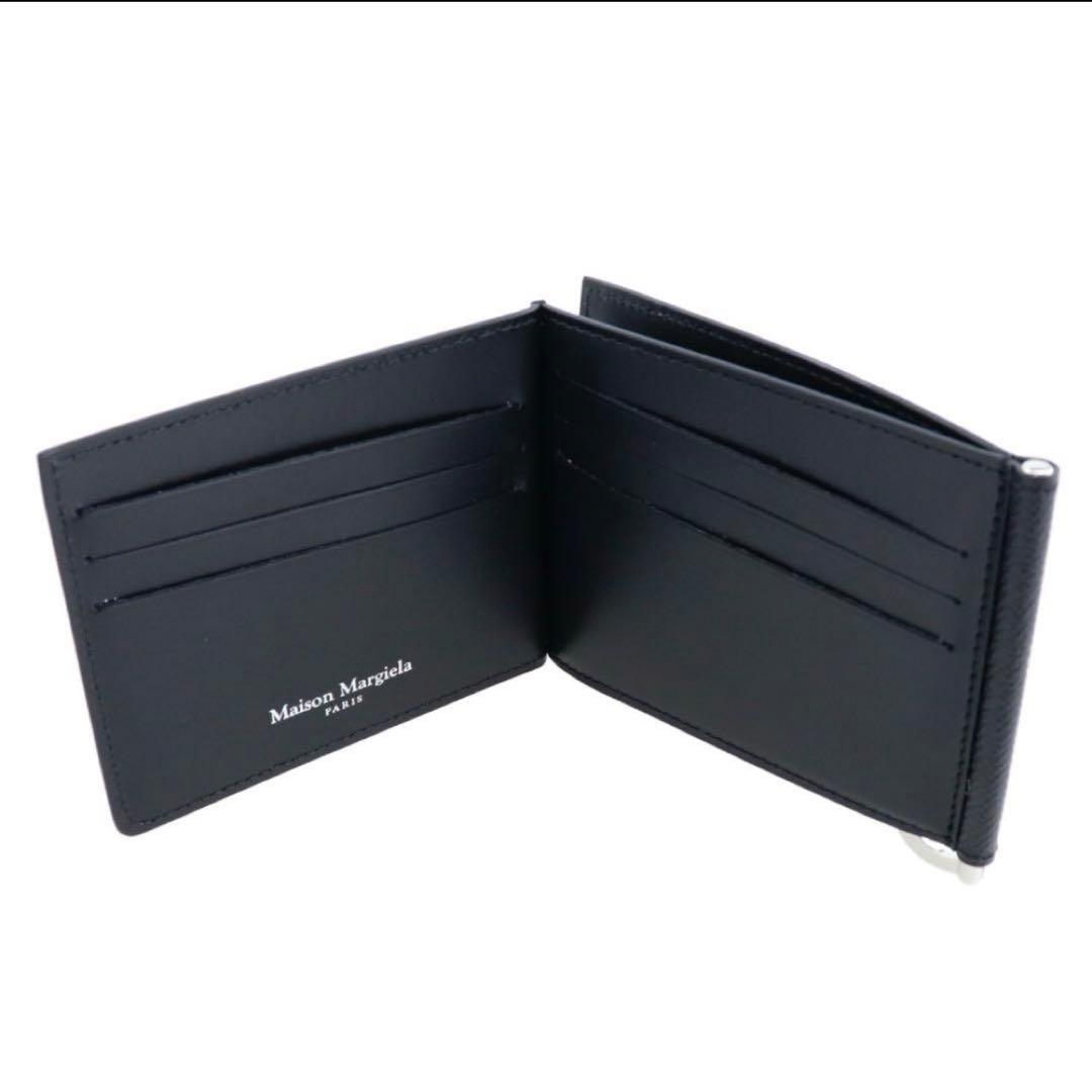 未使用 メゾンマルジェラ マネークリップ 折財布 ミニウォレット 2つ折り財布