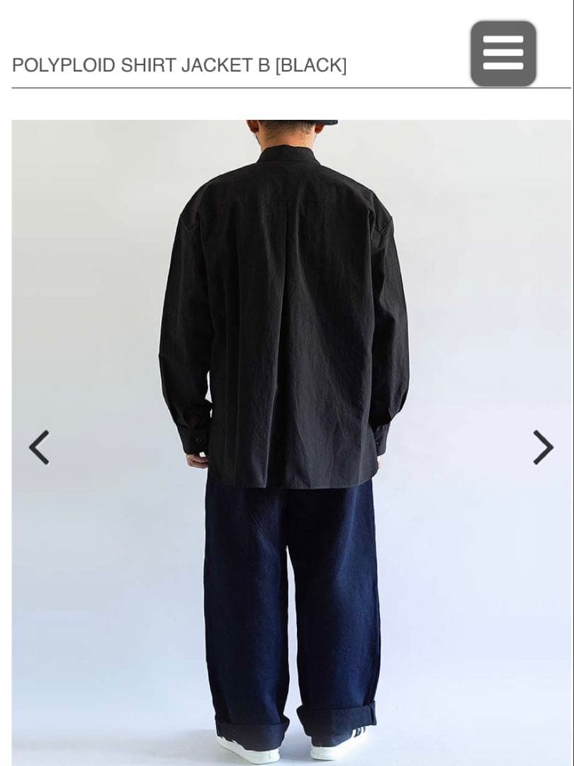 最終価格 POLYPLOID シャツジャケット SHIRT JACKET B