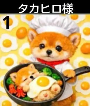 オーダーページ　ハンカチ　267 わんこ柄　1/15　ハンドメイド