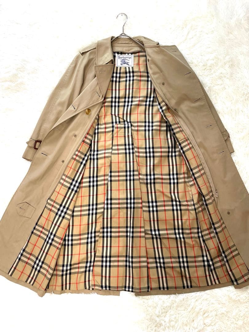 XL BURBERRYS バーバリーズ　ノバチェック　トレンチコート