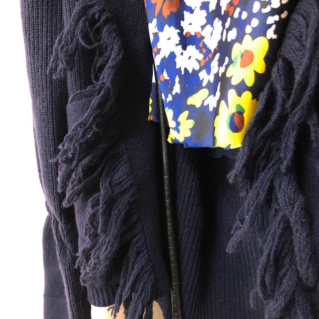 SACAI サカイ 2018AW-PRE 異素材ドッキング ニットトップス