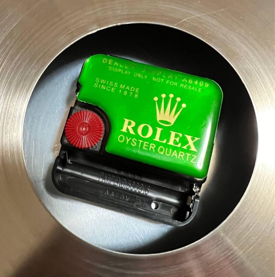 リプロダクト品　新品未使用 希少品 rolex掛け時計 青サブゴールド