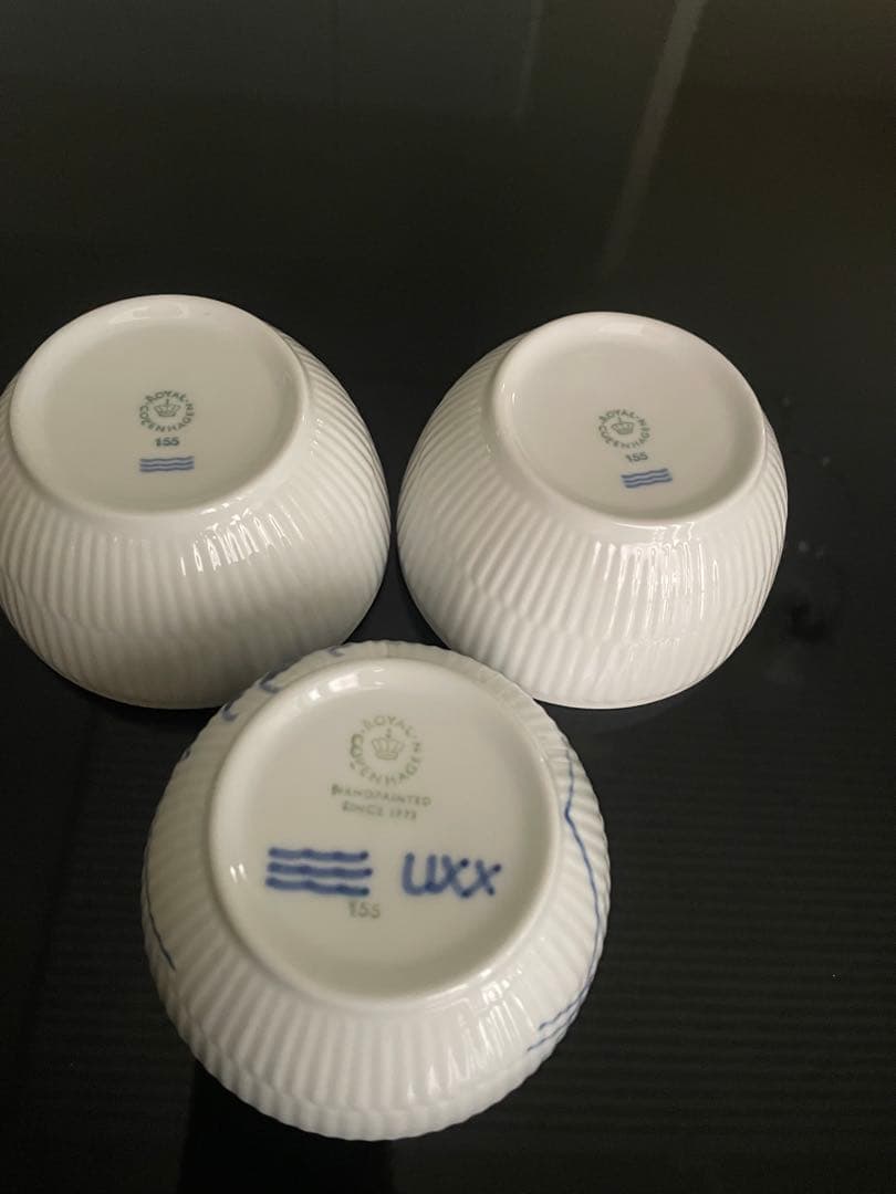 【新品】ロイヤルコペンハーゲン ホワイトフルーテッド メガ ボウル 8cm 小鉢