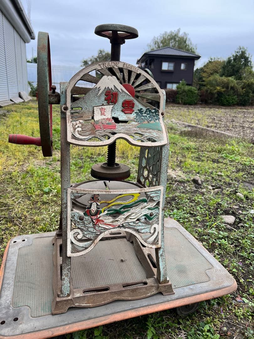 レトロ　かき氷　初雪