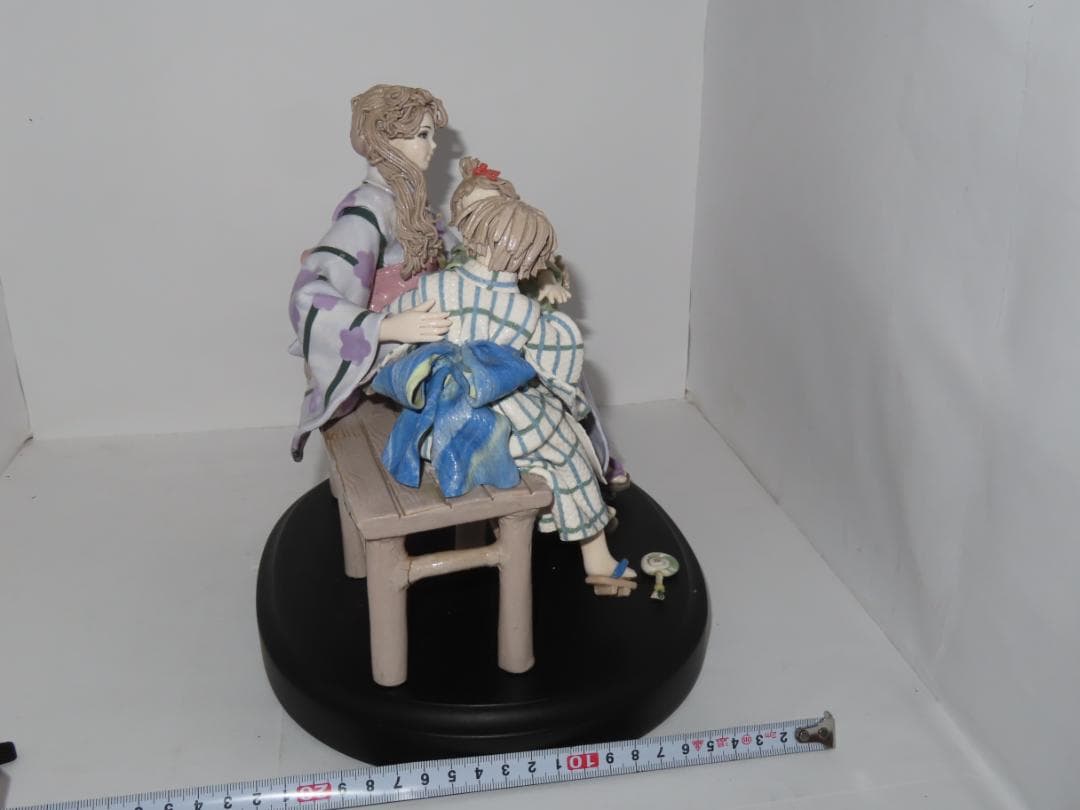 陶器人形 女の子　大型作品 ロマンドール 人形 フィギュリン　人形作家作品　7