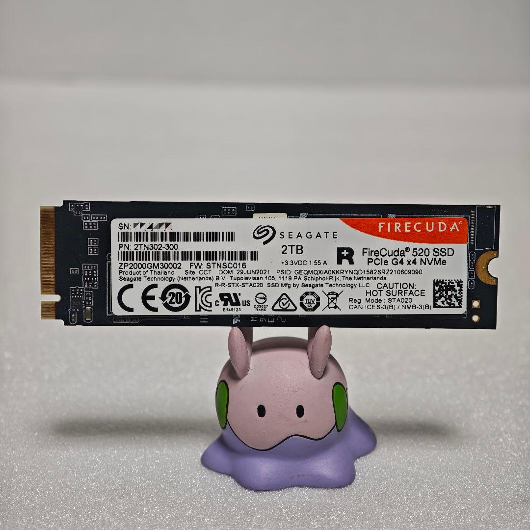 サ*ャ様 SEAGATE FireCuda 520 2TB M.2 2280 S