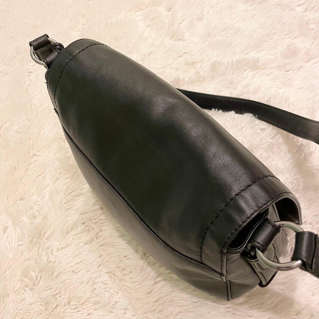美品★ RALPH LAUREN ラルフローレン　ショルダーバッグ　ブラック