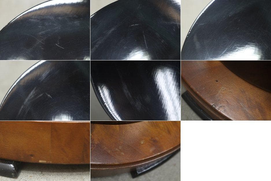 クラシカル 円筒型 花台 展示台 サイドテーブル 鏡面仕上げ 店舗什器