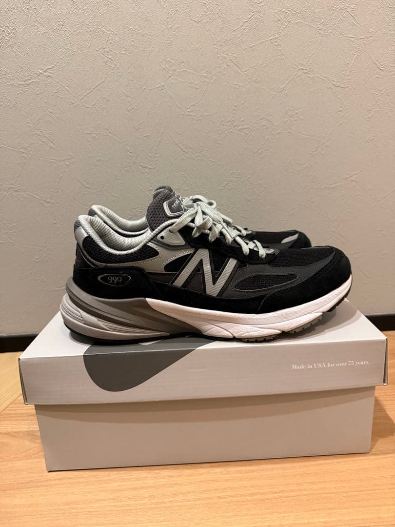 靴 new balance 990v6 / BLK Made in USA 27.5