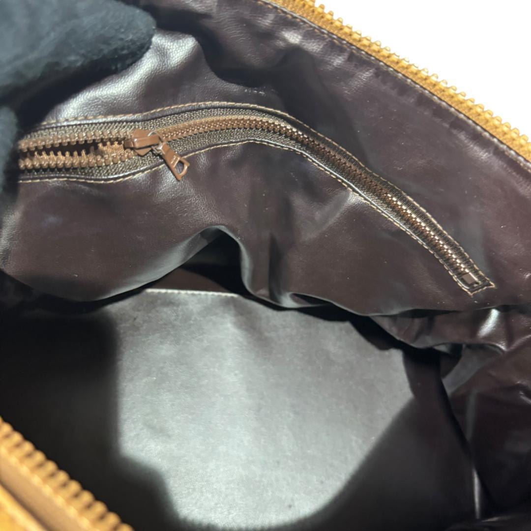 CELINE セリーヌ マカダム　レザー　ボストンバッグ　オールドセリーヌ