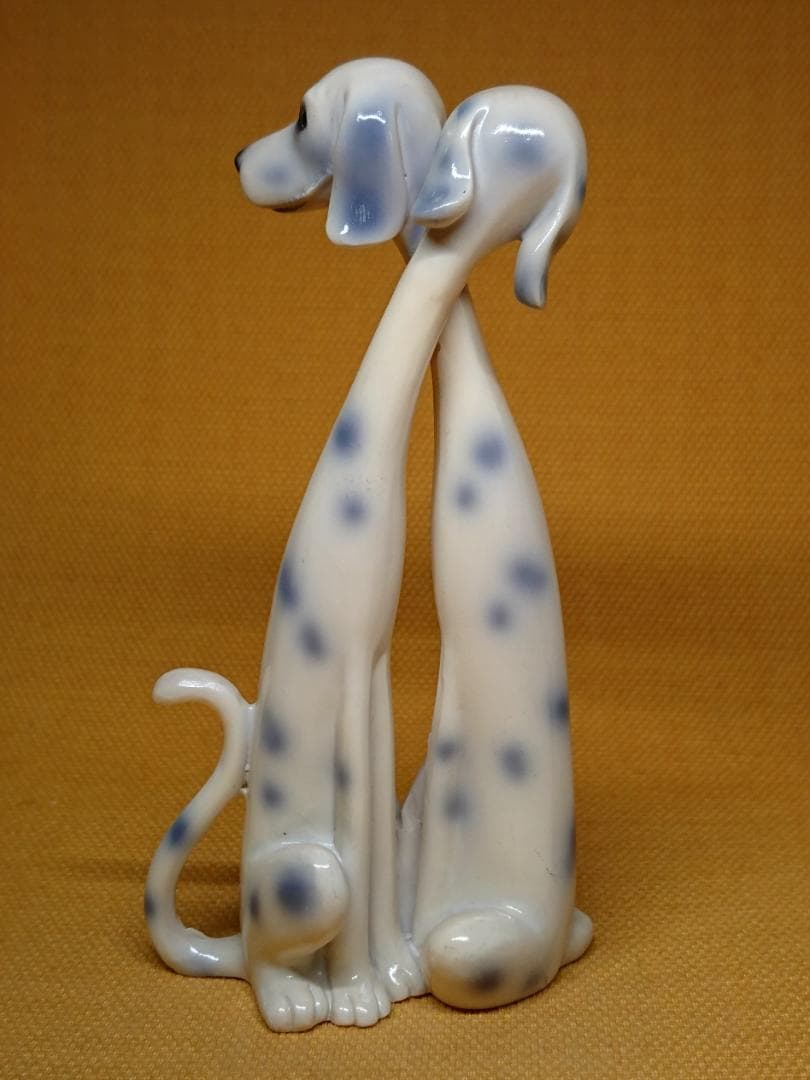 【美品】犬　いぬ　陶器　オブジェ　置物　インテリア　工芸品　美術品　A3413