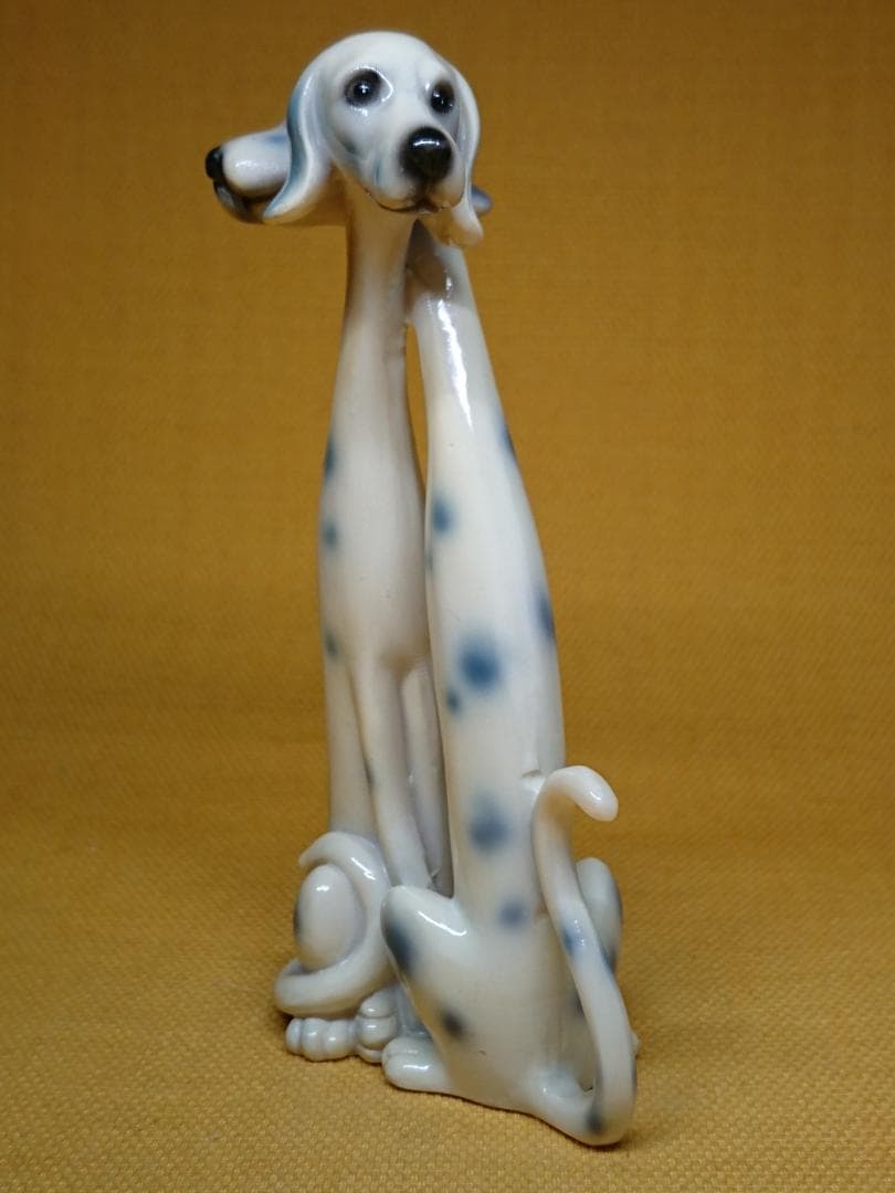 【美品】犬　いぬ　陶器　オブジェ　置物　インテリア　工芸品　美術品　A3413