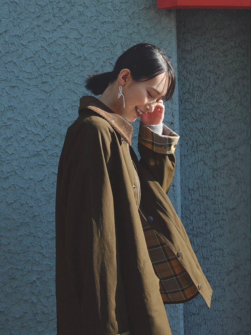 【完売品】FRAY I.D別注Barbour ミドルレングスジャケット