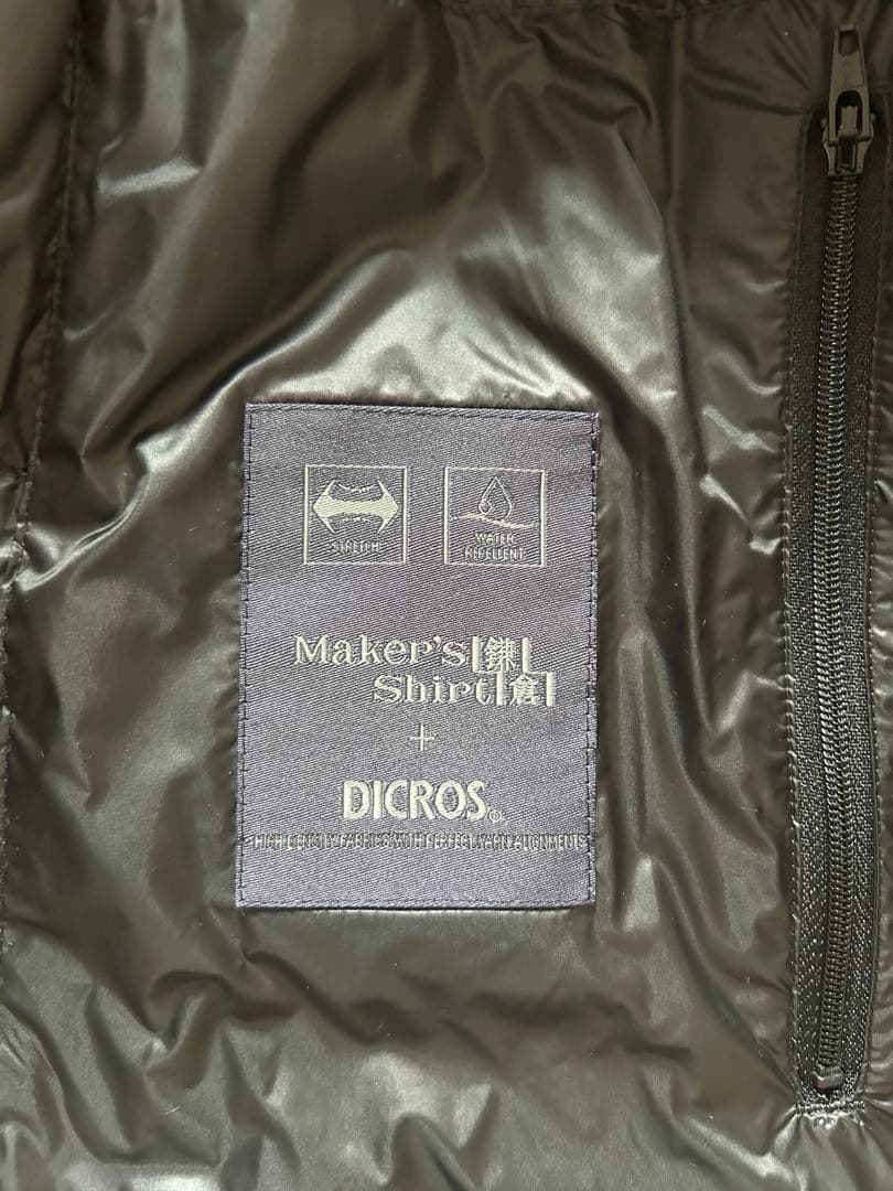 【ウェストハムさん専用】鎌倉シャツ ステンカラーコート ライナーダウン M