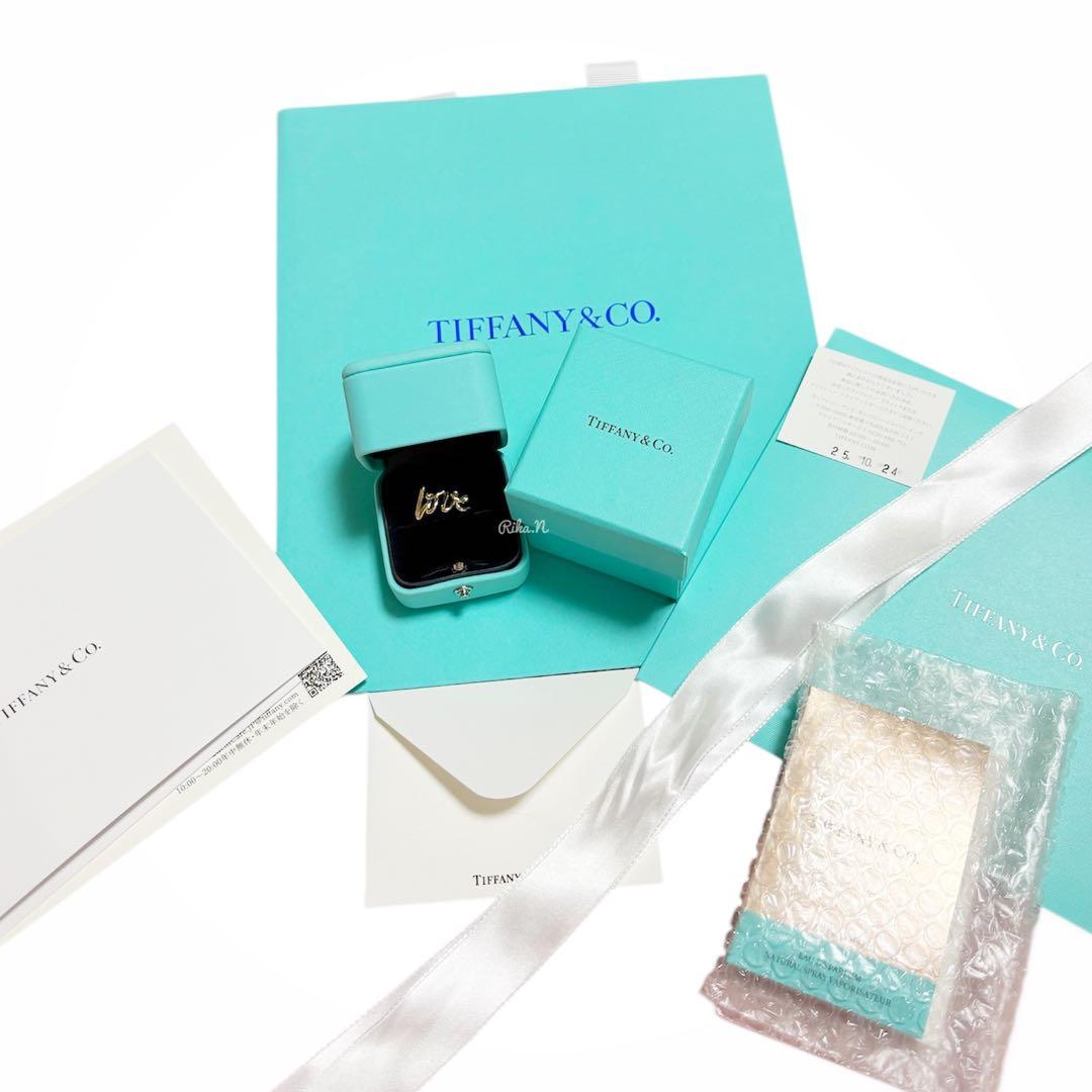 ティファニー　ラブ リング　イエローゴールド 18K スモール　US6 11号