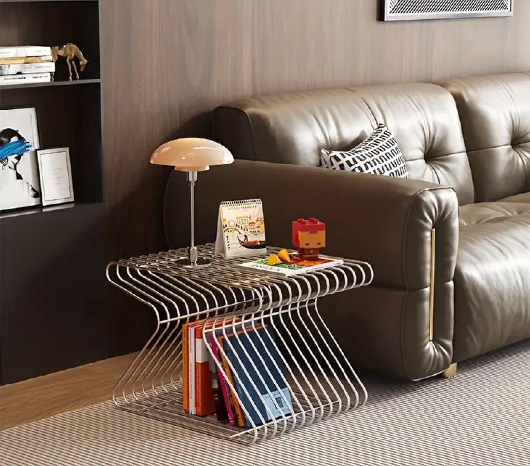 ワイヤー シェルフ マガジンラック リプロダクト テーブル 北欧 スタイリッシュ