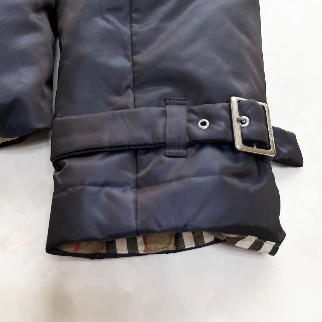 【美品】BURBERRY ダウンジャケット ノバチェック　ホースロゴ　S相当