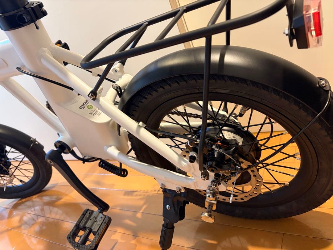 【引取り希望】EENOUR C１折りたたみ電動アシスト自転車　ホワイト