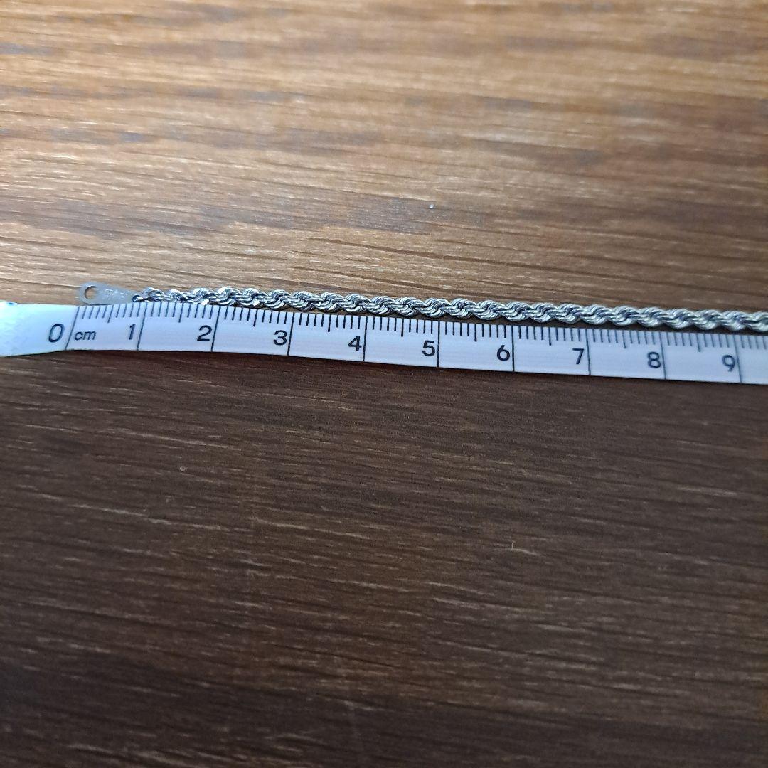 pt850　パイプロープ チェーンネックレス　 造幣局刻印プラチナ