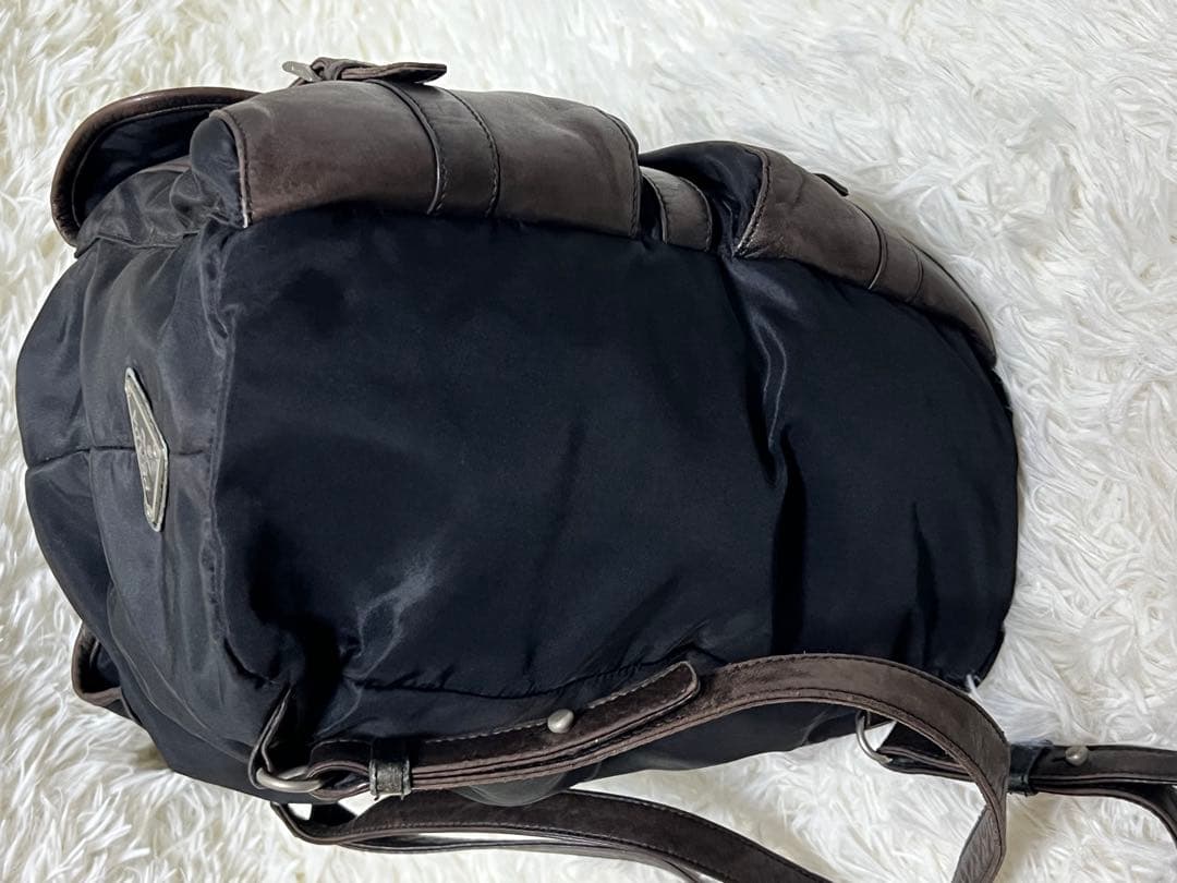 PRADA プラダ　リュック　レザー　テスートナイロンバックパック初売りセール
