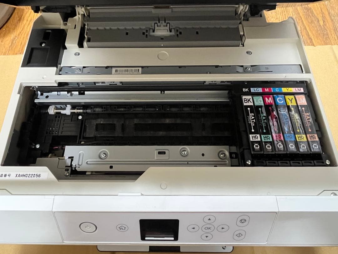 一応ジャンク品EPSON EP-714A インクジェットプリンターインク多数付き