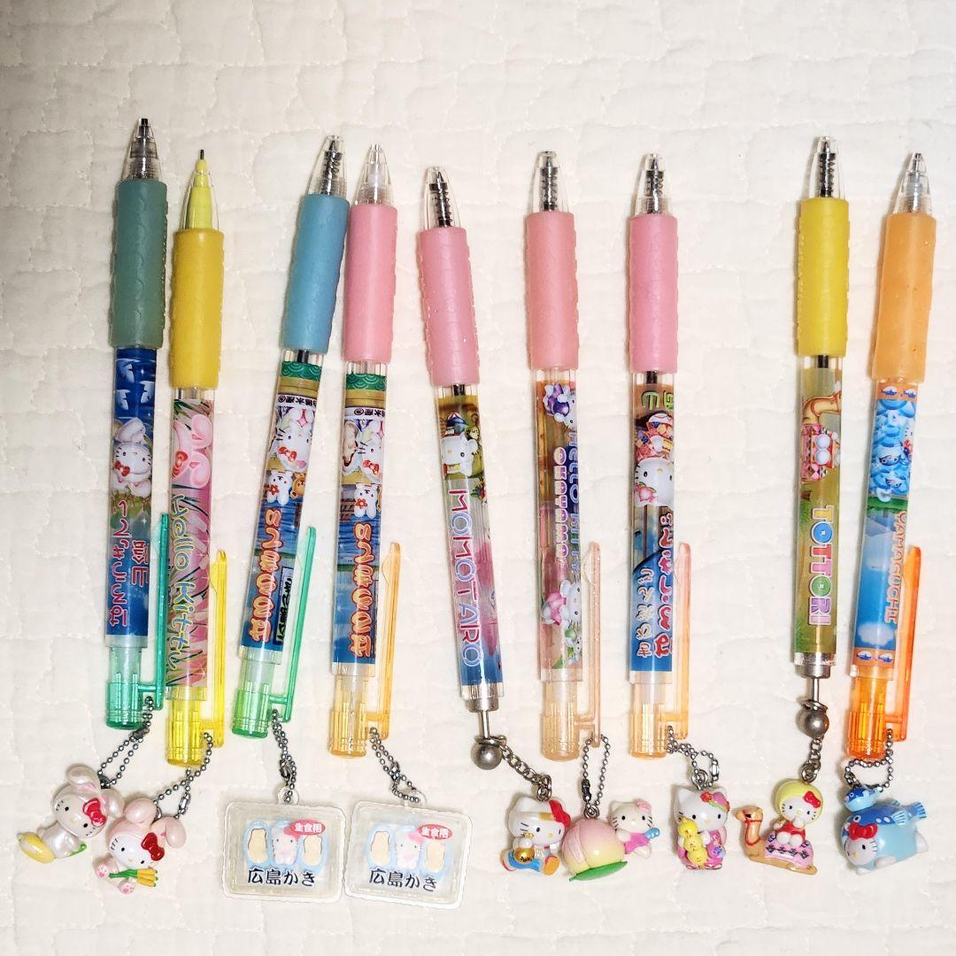 【ご当地キティちゃん】ボールペン·シャープペン/まとめ売り74本/ハローキティ
