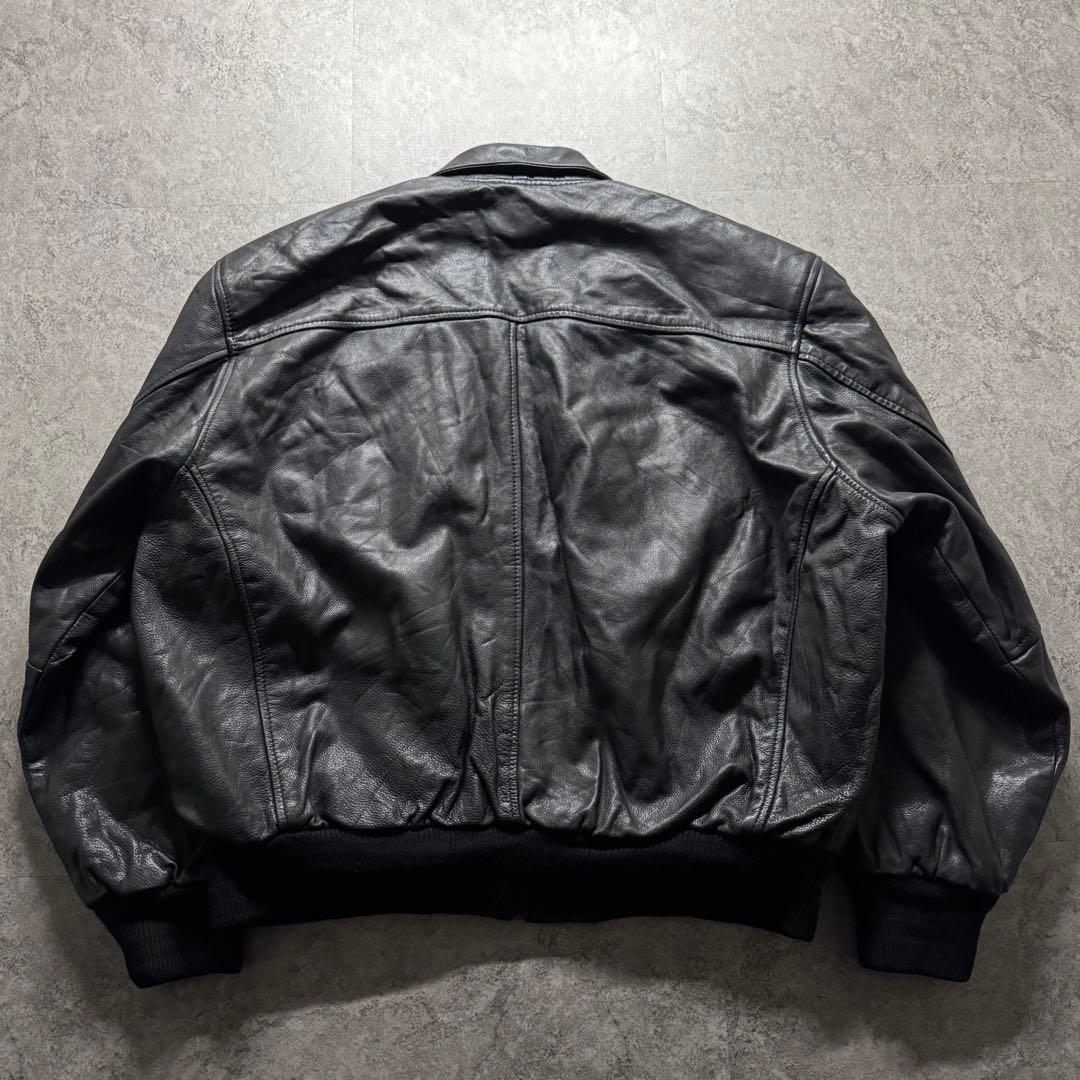 【90s vintage】DAKOTA L フライトジャケット　L 短丈　本革