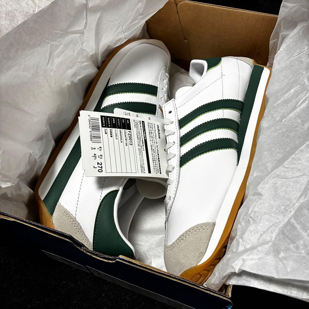 adidas スニーカー COUNTRY OG FZ0013 27㎝ アディダス
