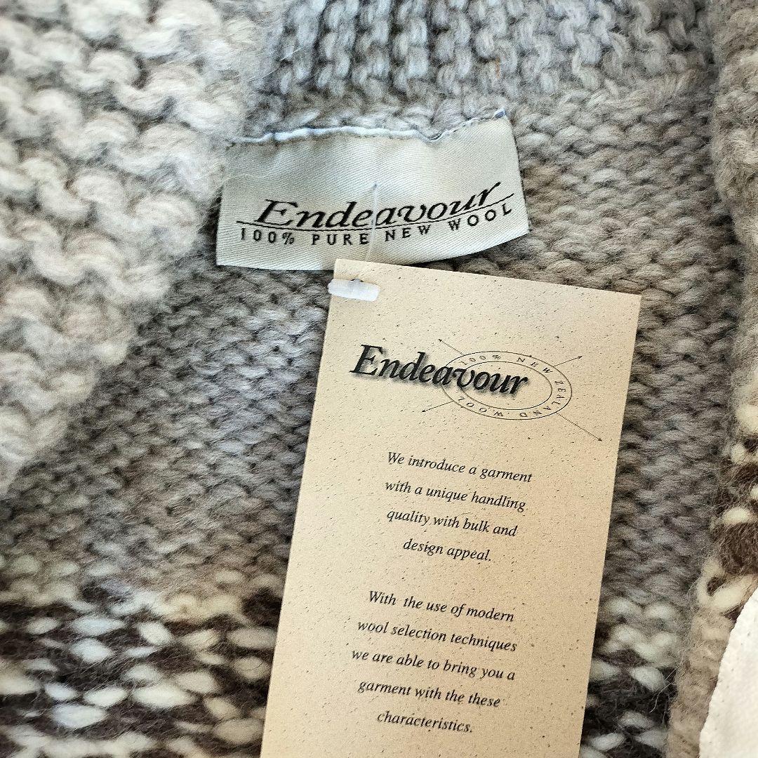 新品 未使用 ENDEAVOUR キーウィ柄 カウチン ニュージーランド