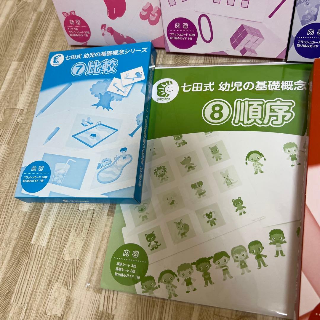 新品★七田式幼児の基礎概念シリーズセット全種類9点