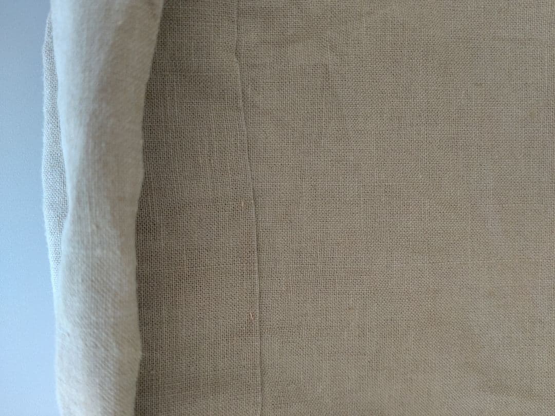 ネストローブ【UpcycleLino】オールインワン　サロペット　ベージュ