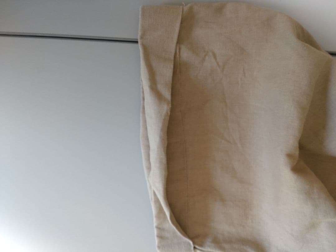 ネストローブ【UpcycleLino】オールインワン　サロペット　ベージュ