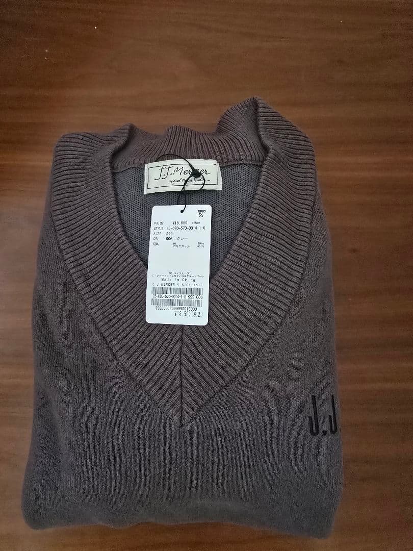 アパルトモンJ.J.MERCERジェイジェイマーサーV NECK KNIT
