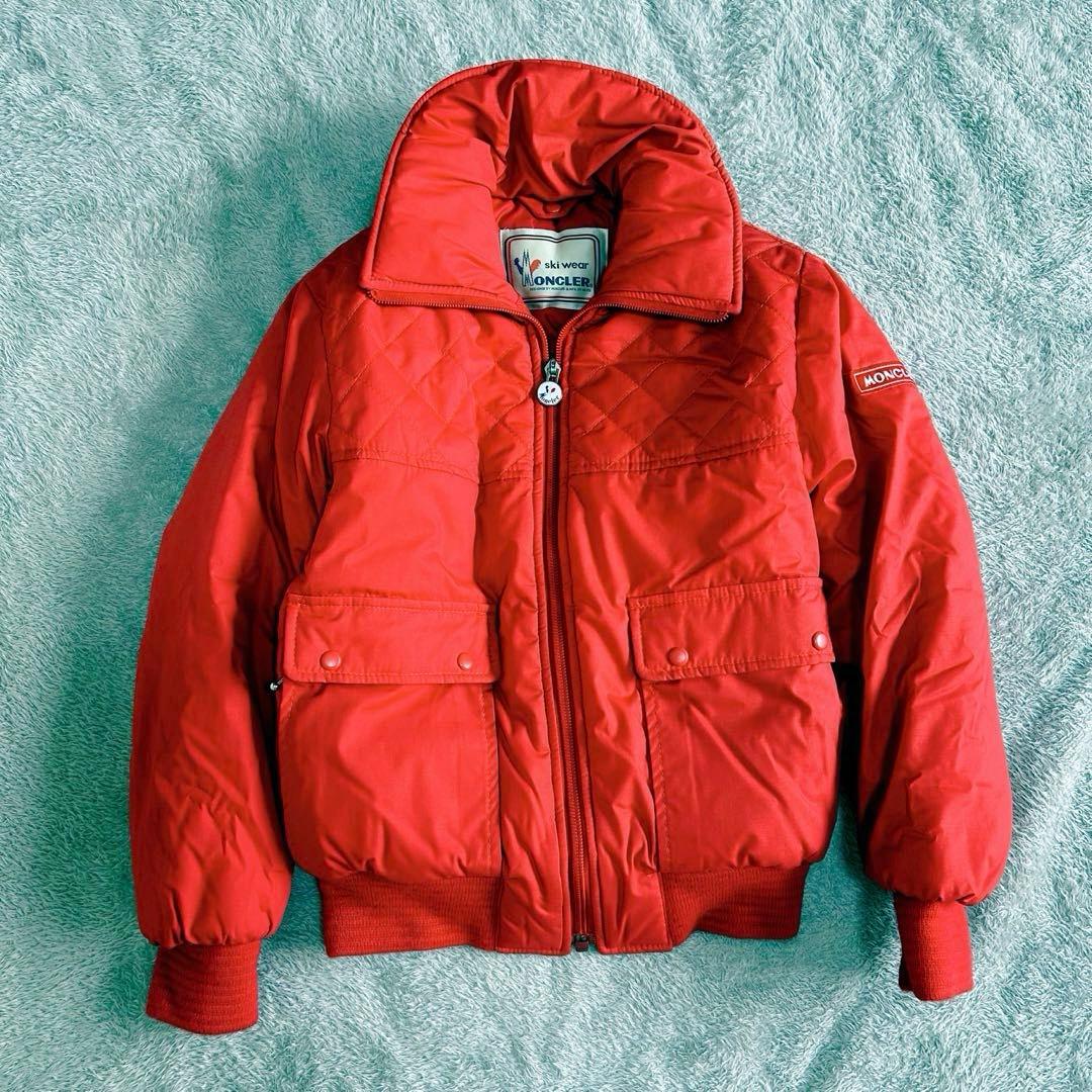 OLD MONCLER ski wear モンクレール　スキーウェア　レッド