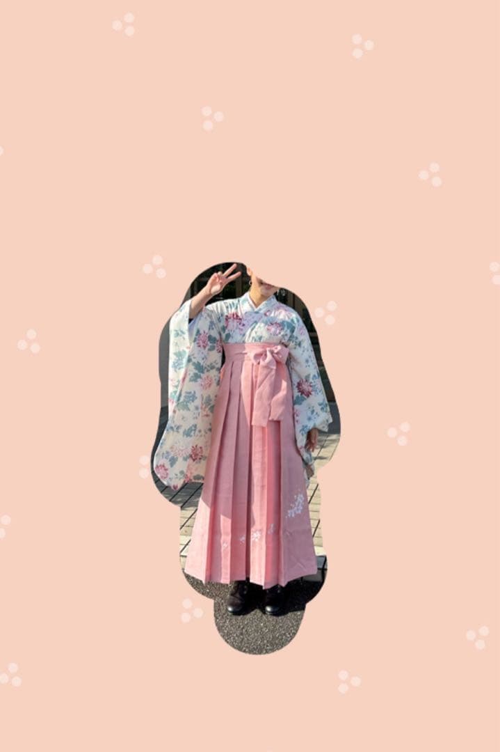 ⭐︎まりたんさん専用⭐︎簡単着付け袴　キャサリンコテージ　ダリアベージュ160
