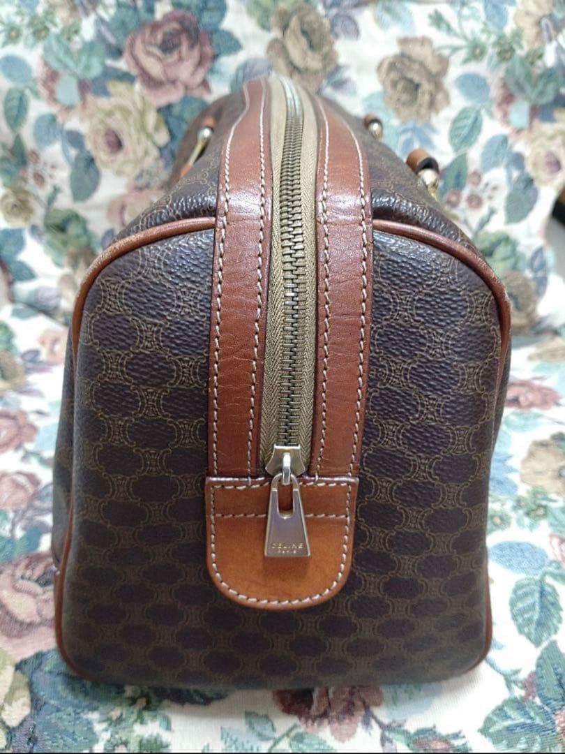 値下げ可　セリーヌ　マカダム　CELINE　 トリオンフ　ミニボストンバッグ
