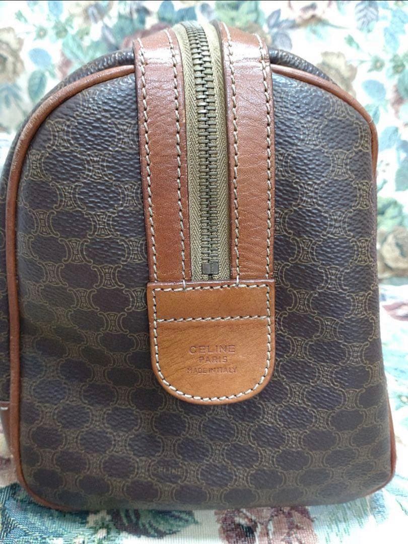 値下げ可　セリーヌ　マカダム　CELINE　 トリオンフ　ミニボストンバッグ