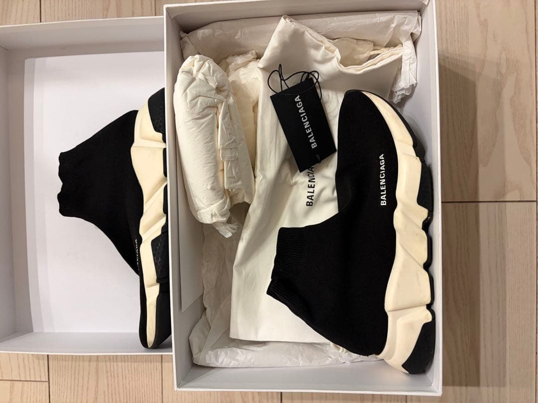 BALENCIAGA スピードトレーナー　ハイカットスニーカー ブラック