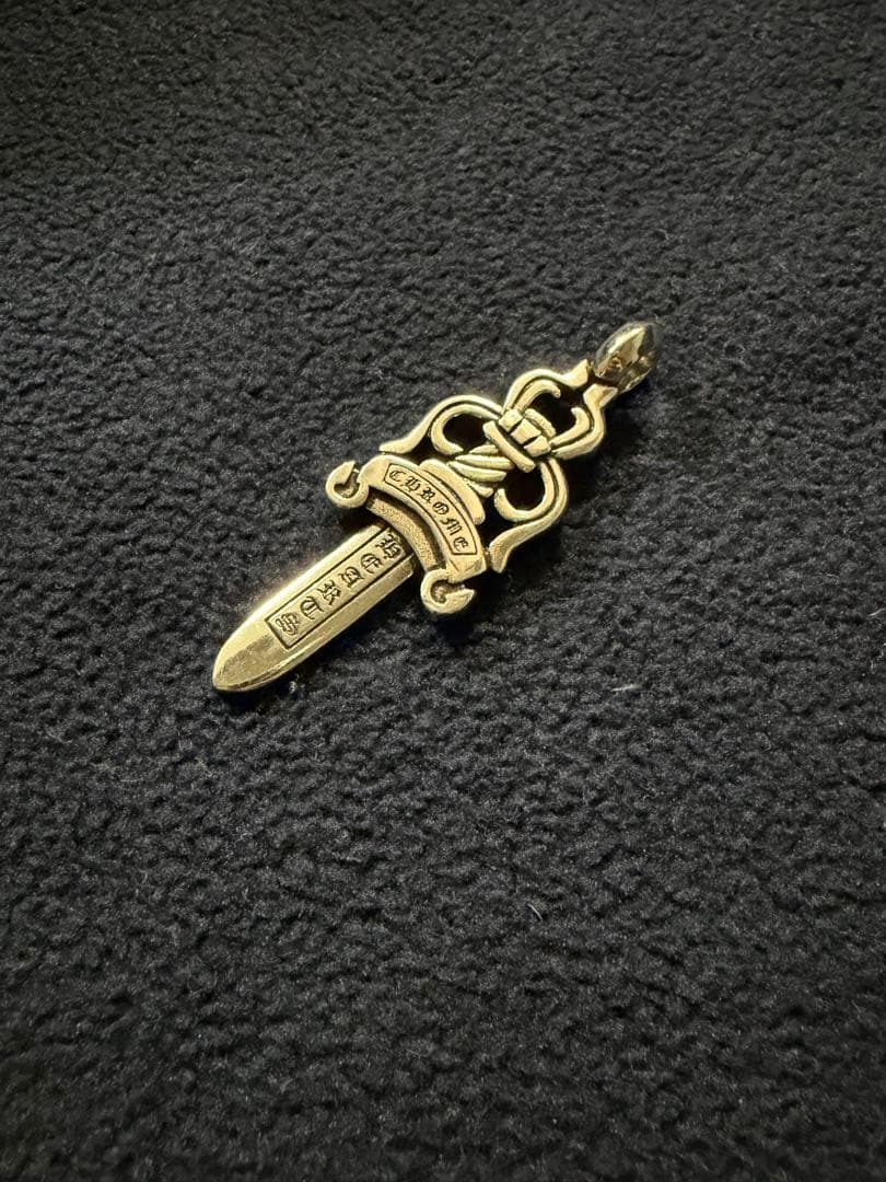 シルバー925 ダガーペンダント　アンカーチェーン (刻印あり)