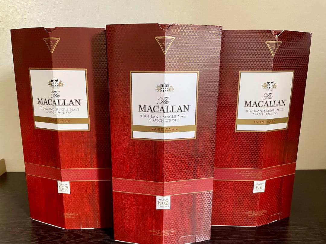 クリスマスセールザ マッカラン バッチ NO1.2.3レアカスクMACALLAN