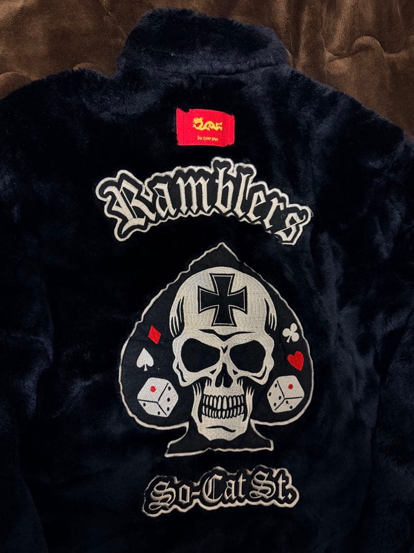 CREAM SODA スカル フリースジャケット 日本限定 スカジャン