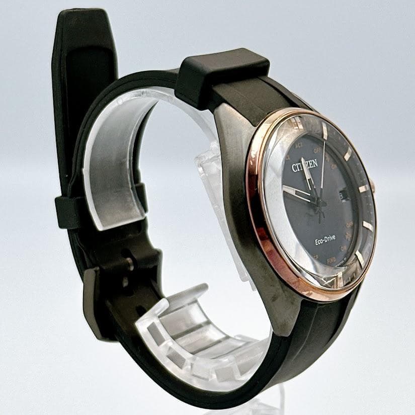 シチズン エコドライブ W410-S114195 電波ソーラー メンズ腕時計