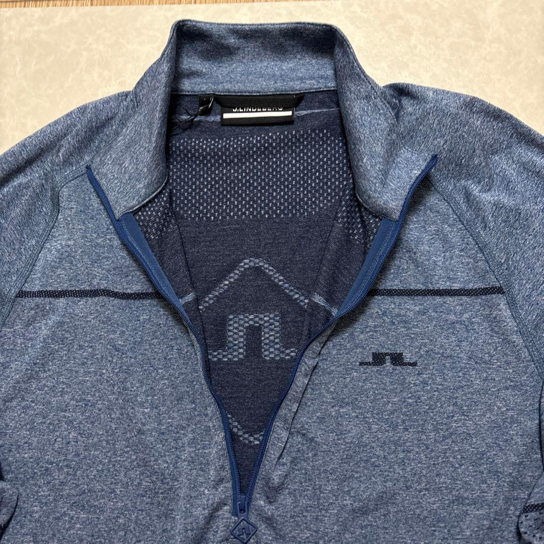 J.リンドバーグ★吸水★速乾★ストレッチ★ハーフジップシャツ【メンズ サイズL】