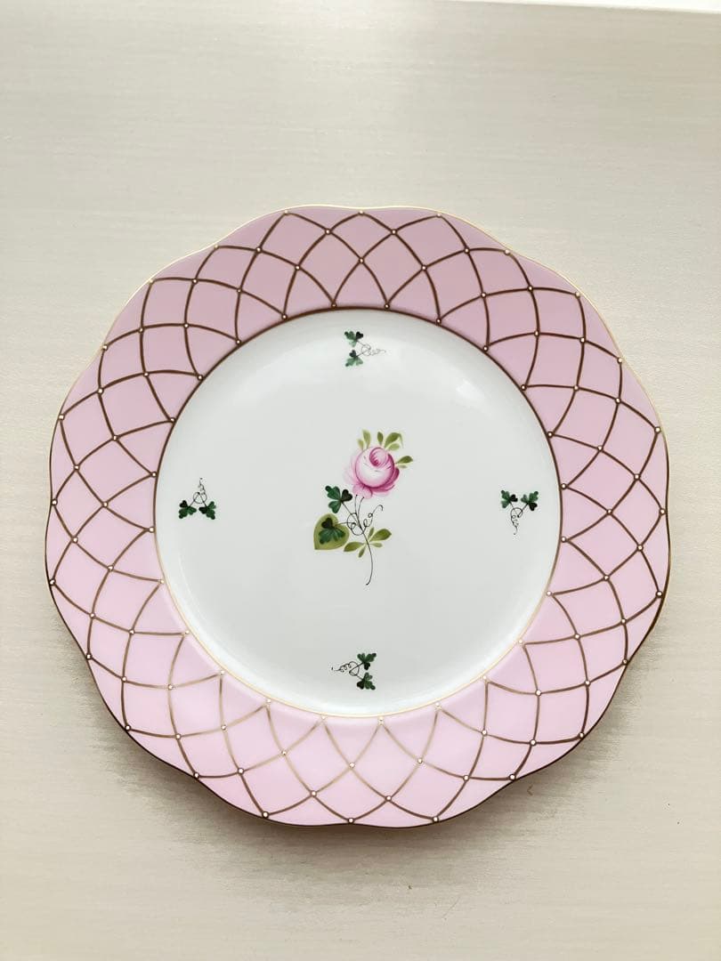 HEREND ヘレンド　メモリアルローズ　デザートプレート　美品