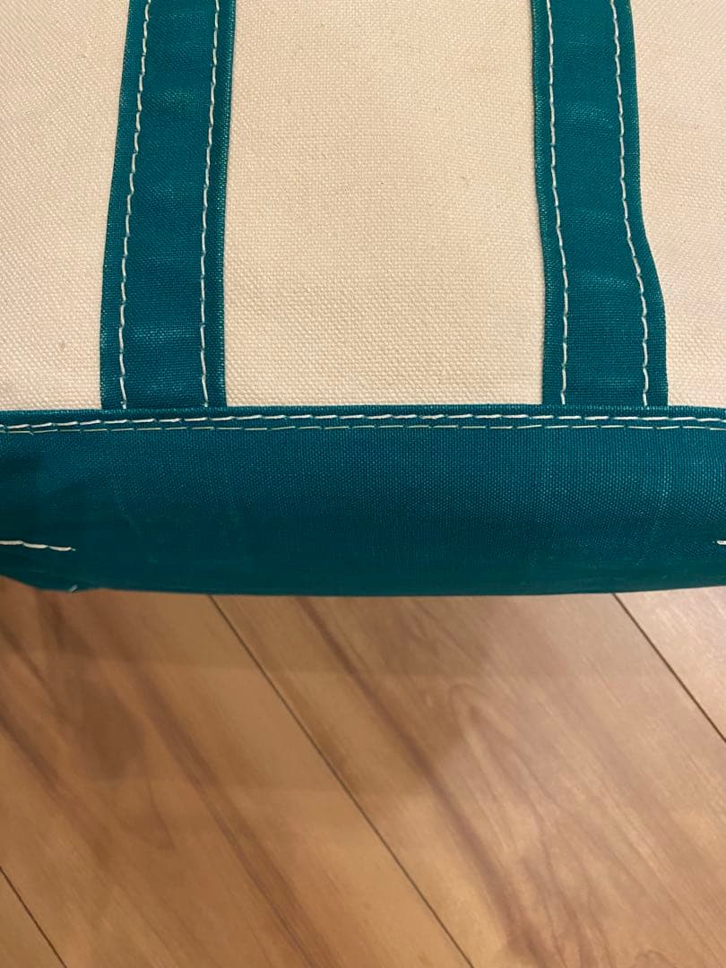 80s エルエルビーン　トートバッグ　2色ギザタグ　グリーン　M 美品