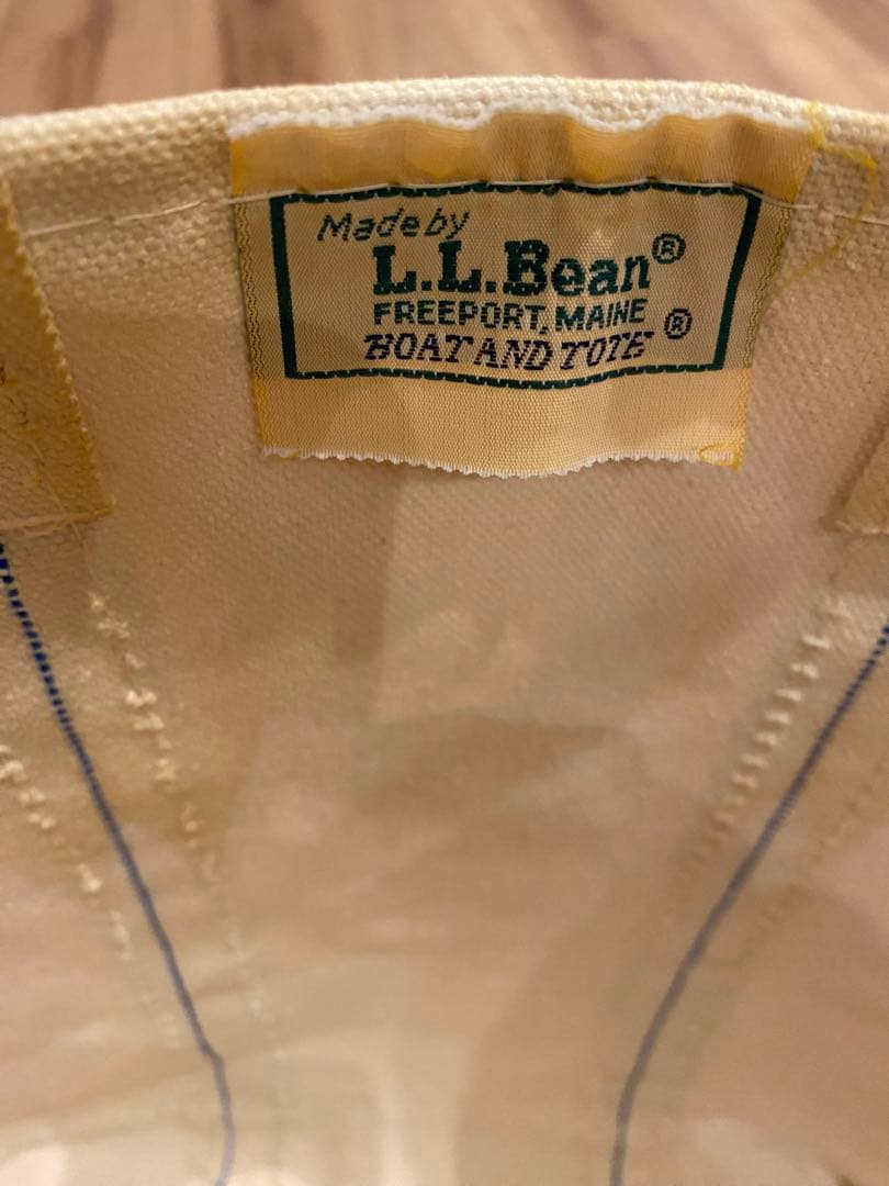 80s エルエルビーン　トートバッグ　2色ギザタグ　グリーン　M 美品