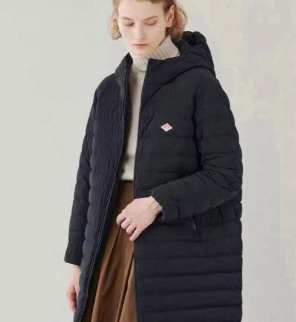 再入荷Dantonダントン ミドルダウン フードコート ブラック