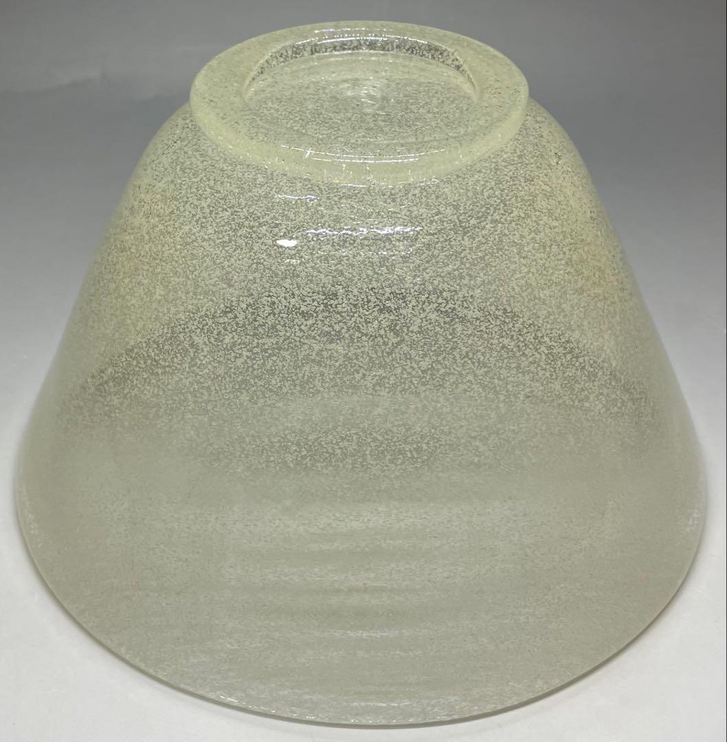 倉敷ガラス　小谷真三　吹きガラス　大鉢　サラダボウル　b9943