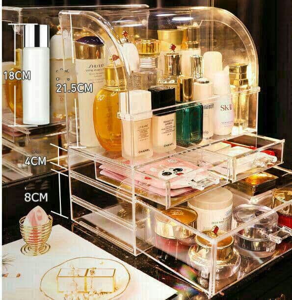 ブラック メイクボックス ケース 化粧品 コスメツール収納 ボックス