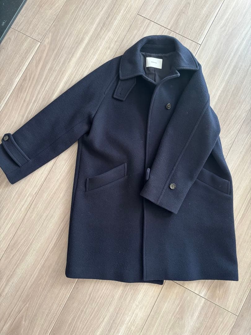 FRAMeWORK ラムウールMIXシャルムバルカラーコート　38